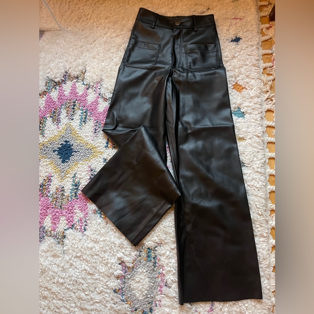 Zara- size XS (0) leather pants